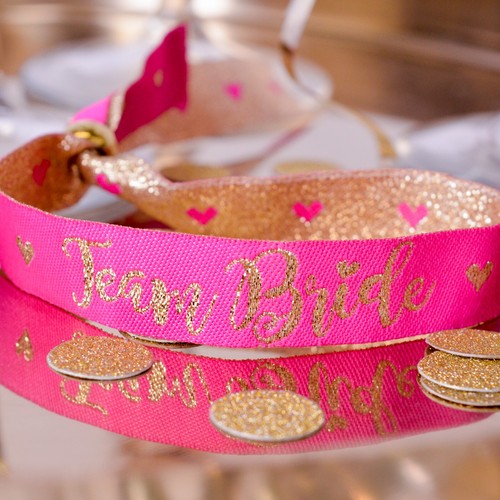 Hen party wristbands pink - wristbands, &