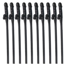 Willy straws in black girly