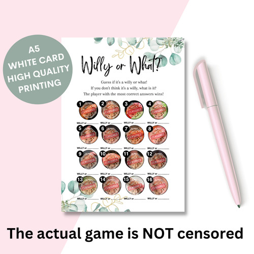 Hen party games - games,, willy