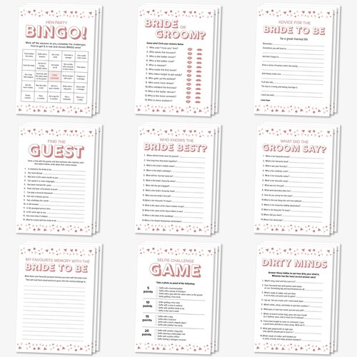 Hen party games accessories - hen, |